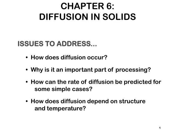 chapter 6 diffusion in solids