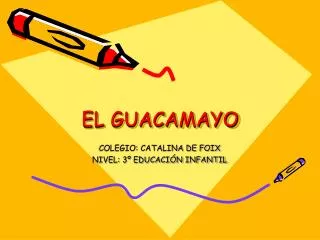 el guacamayo