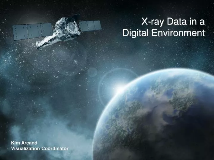 x ray data in a digital environment