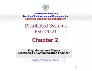 Eng. Mohammed Timraz Electronics &amp; Communication Engineer