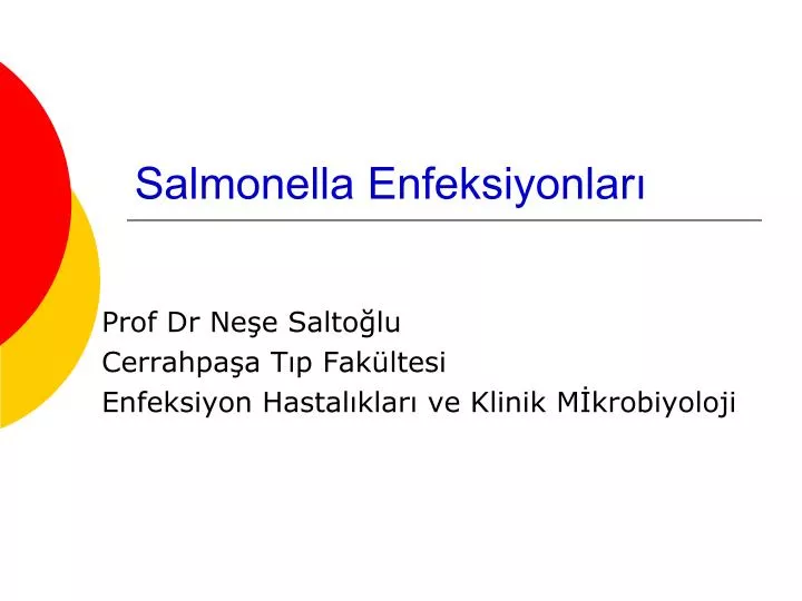 salmonella enfeksiyonlar