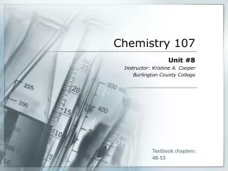 Chemistry 107