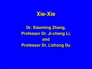 Xie-Xie