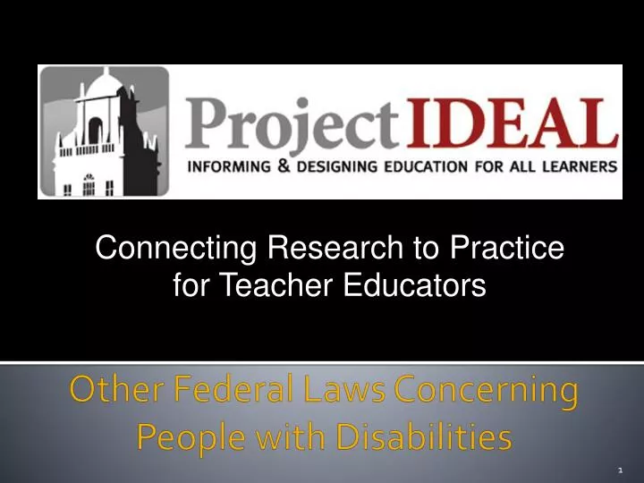 connecting research to practice for teacher educators