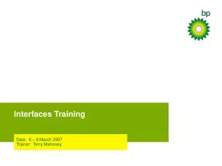 Interfaces Training