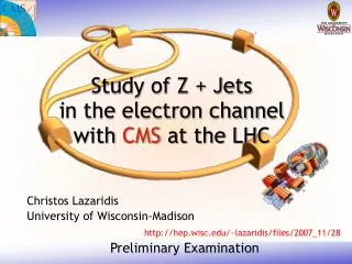 Study of Z + Jets in the electron channel with CMS at the LHC