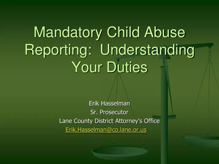mandatory child abuse reporting understanding your duties
