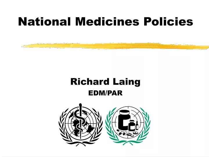 national medicines policies