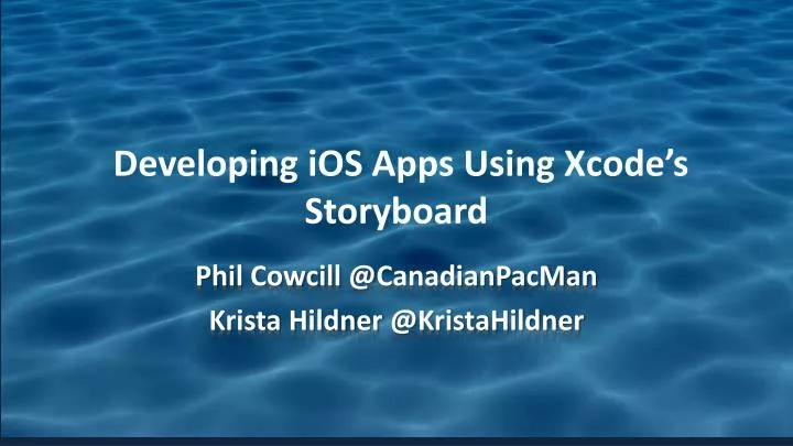 developing ios apps using xcode s storyboard