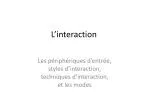 L’interaction - slide 1