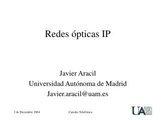 redes pticas ip