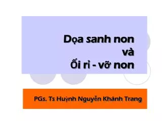 d a sanh non v i r v non