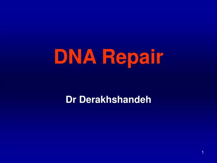 dna repair