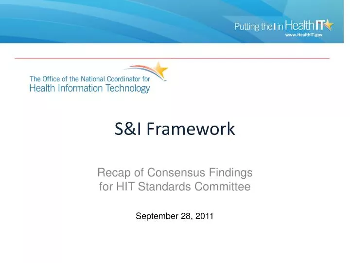 s i framework