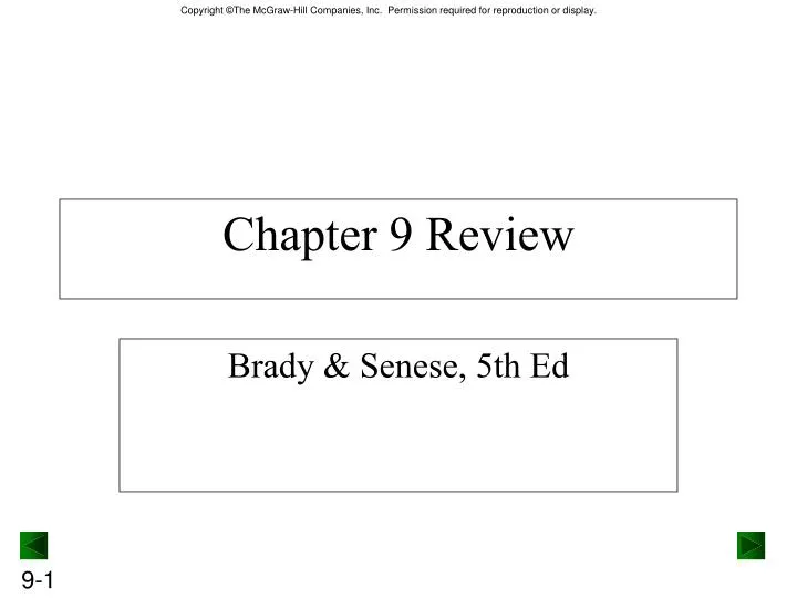 chapter 9 review