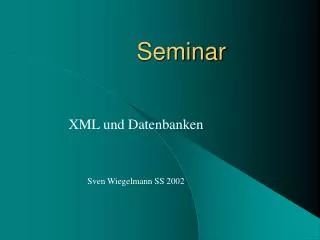 seminar