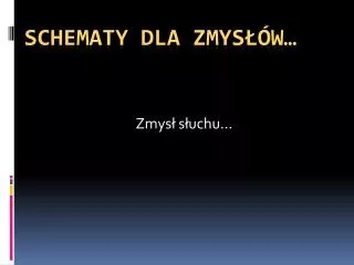 zmys s uchu