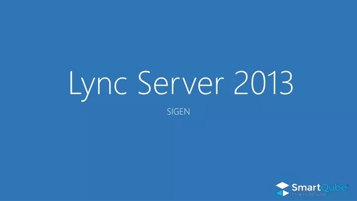 lync server 2013