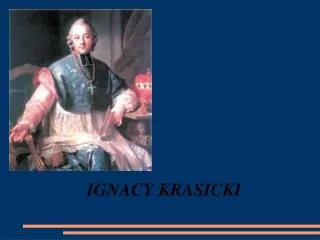 ignacy krasicki