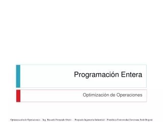 programaci n entera