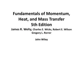 Convective Mass Transfer Between Phases