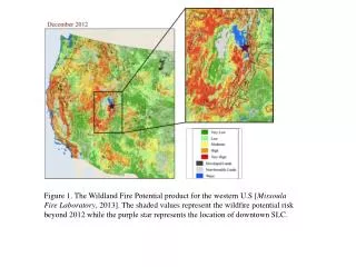 Figure 11. The same maps as in Fig. 6 but for the 2012 western U.S. wildfire season.