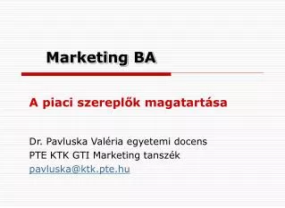 marketing ba