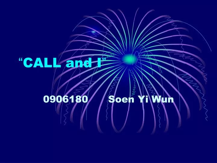 call and i