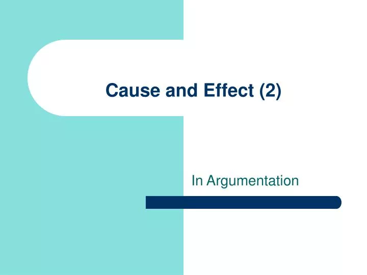 cause and effect 2