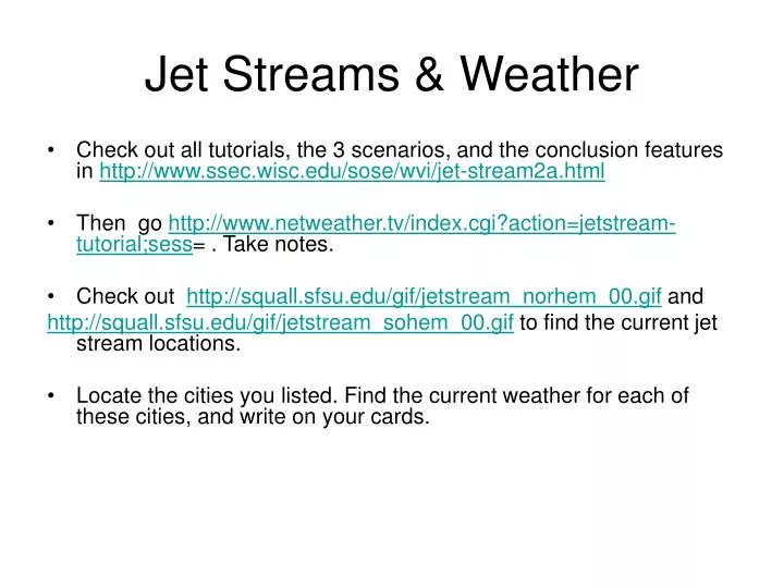 jet streams weather