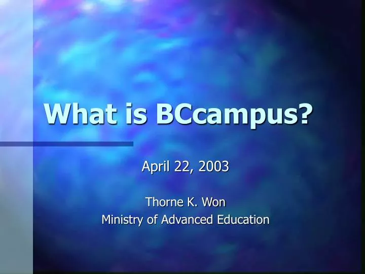 what is bccampus
