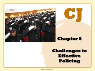 Chapter 6 Challenges to Effective Policing