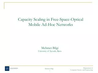 Capacity Scaling in Free-Space-Optical Mobile Ad-Hoc Networks