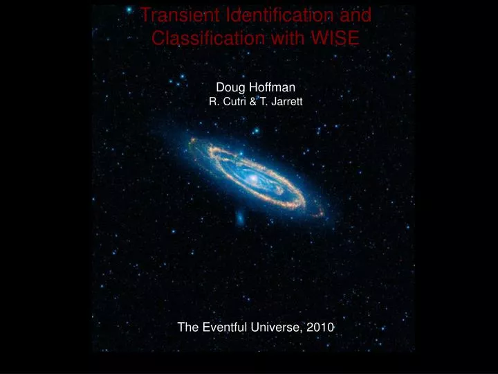 transient identification and classification with wise