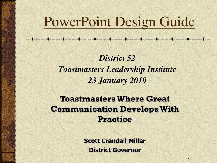 powerpoint design guide