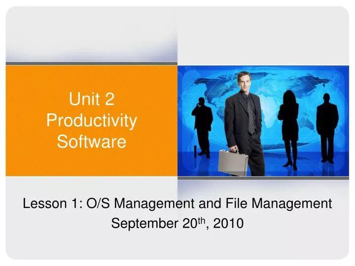 unit 2 productivity software