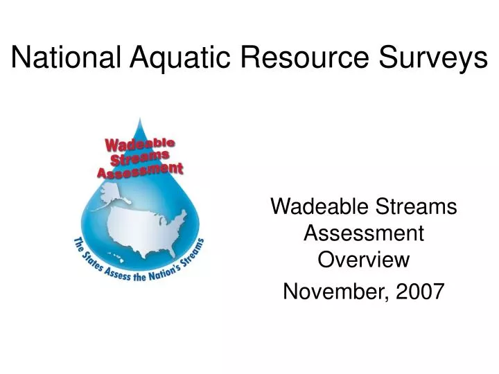 national aquatic resource surveys