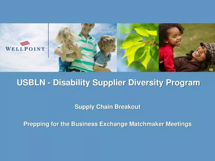 usbln disability supplier diversity program