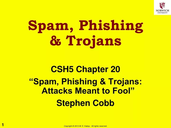 spam phishing trojans