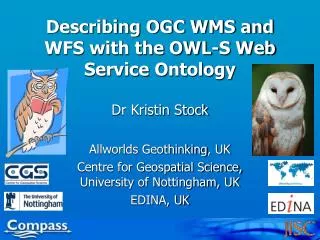 Describing OGC WMS and WFS with the OWL-S Web Service Ontology