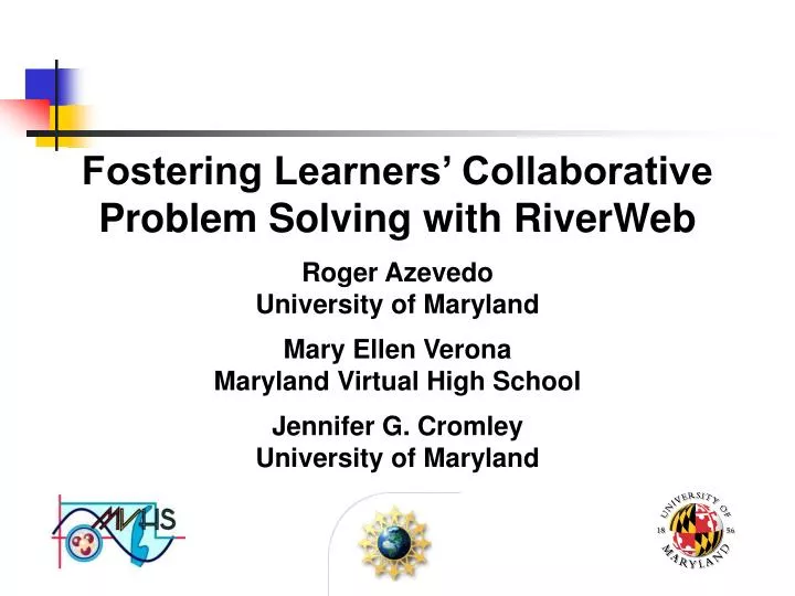 fostering learners collaborative problem solving with riverweb