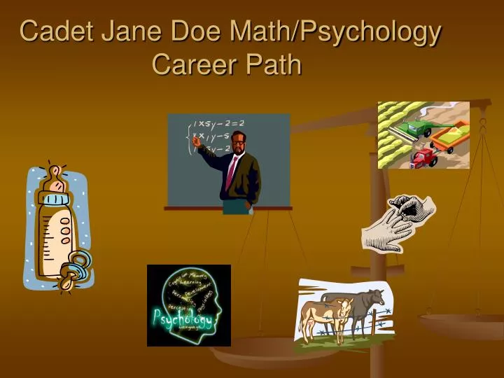 cadet jane doe math psychology career path