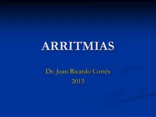 arritmias