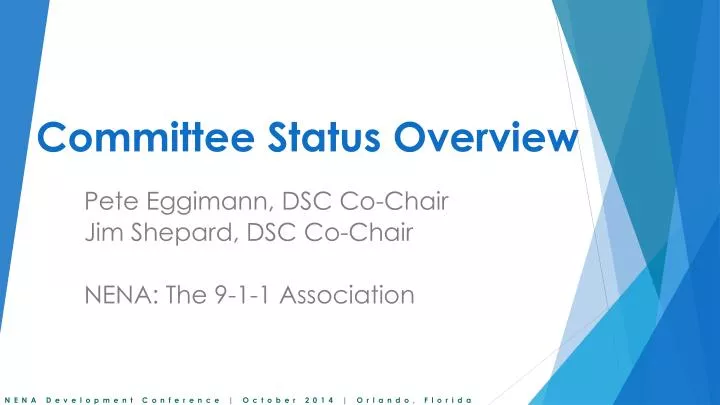 committee status overview