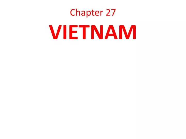 chapter 27 vietnam