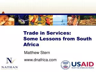 Trade in Services: Some Lessons from South Africa
