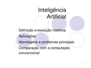 intelig ncia artificial