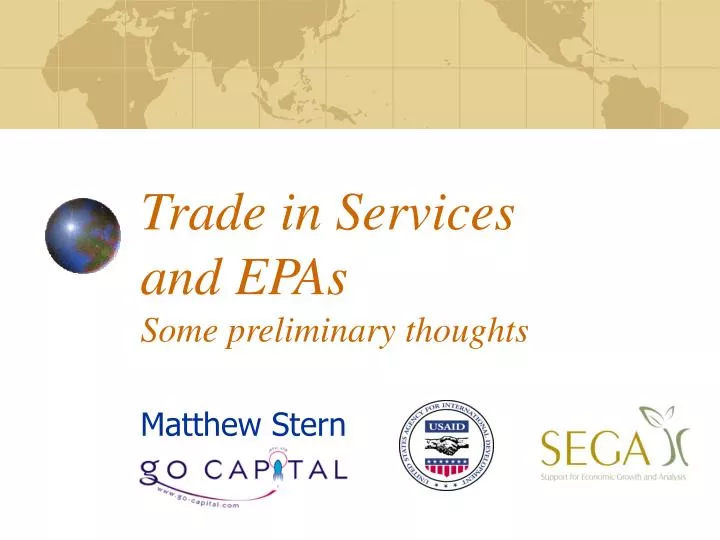 trade in services and epas some preliminary thoughts