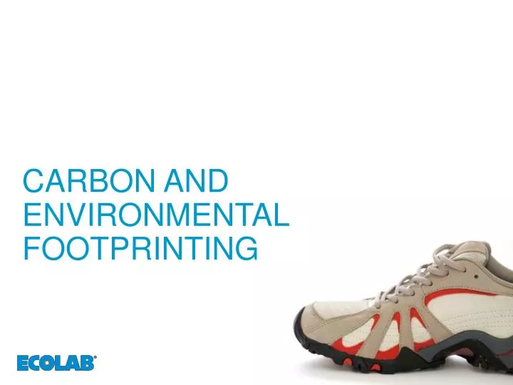 carbon and environmental footprinting