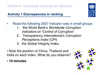 Activity 1 Discrepancies in ranking